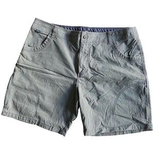 Kuhl Mens Hiking Cargo Shorts Size 40 Green Patina Dye Outdoor Utility